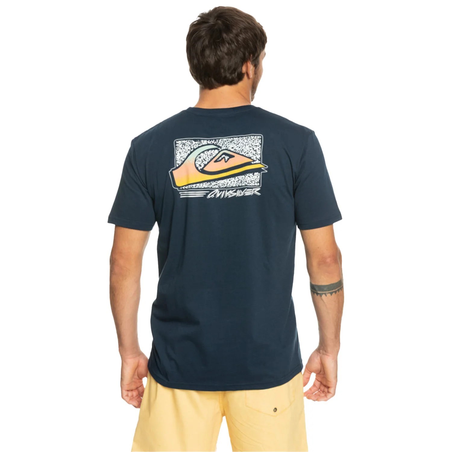 Quiksilver Erkek T-Shirt EQYZT07231 Navy Blazer