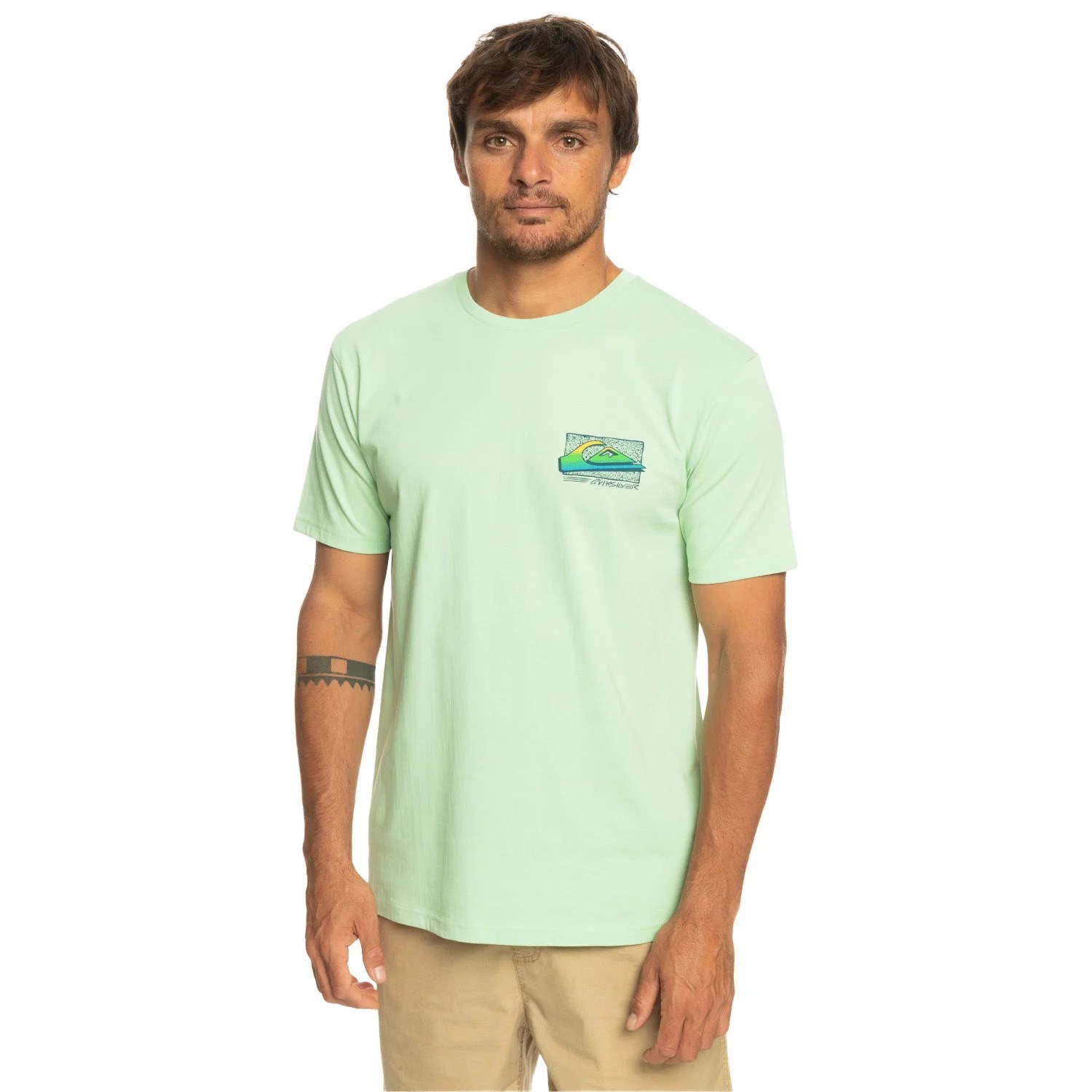 Quiksilver Erkek T-Shirt EQYZT07231 Sprucestone
