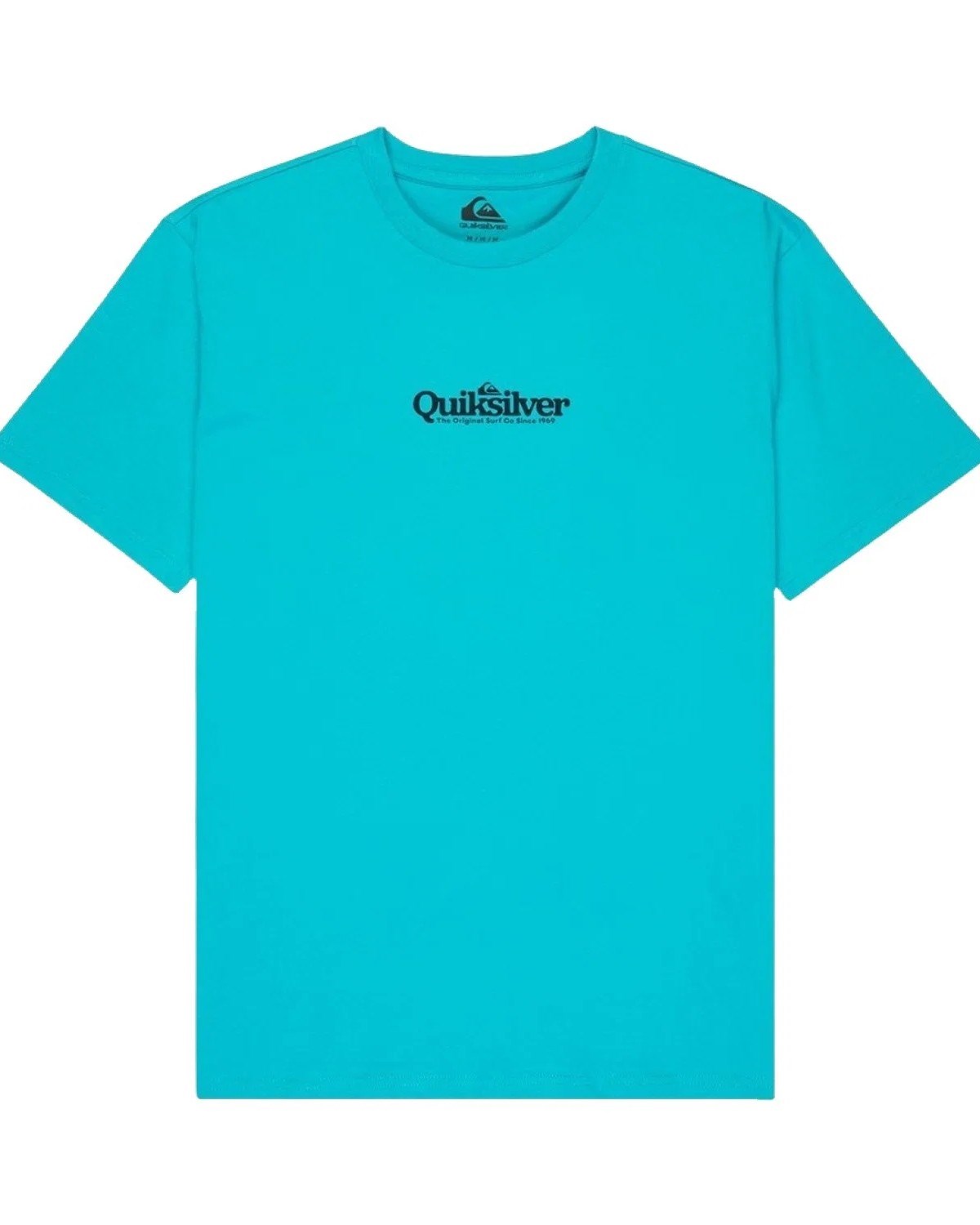 Quiksilver Erkek T-Shirt EQYZT08174 Aqua - Solid