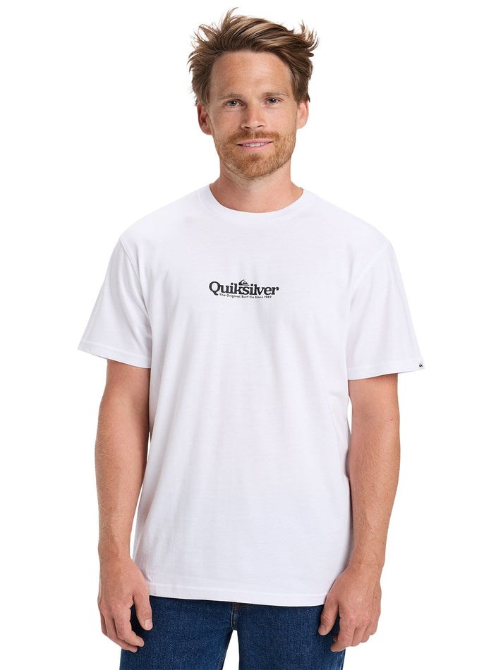 Quiksilver Erkek T-Shirt EQYZT08174 Bright White - Solid