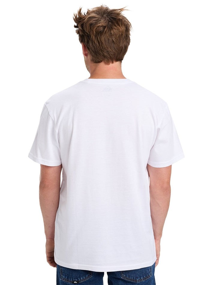 Quiksilver Erkek T-Shirt EQYZT08174 Bright White - Solid