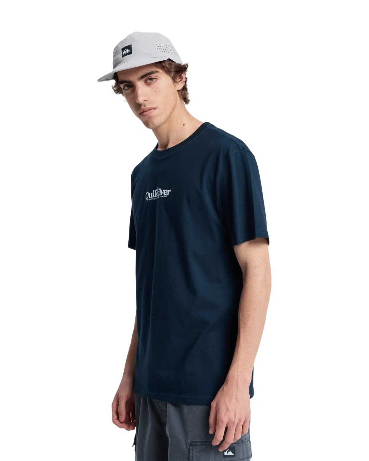 Quiksilver Erkek T-Shirt EQYZT08174 Total Eclipse - Solid