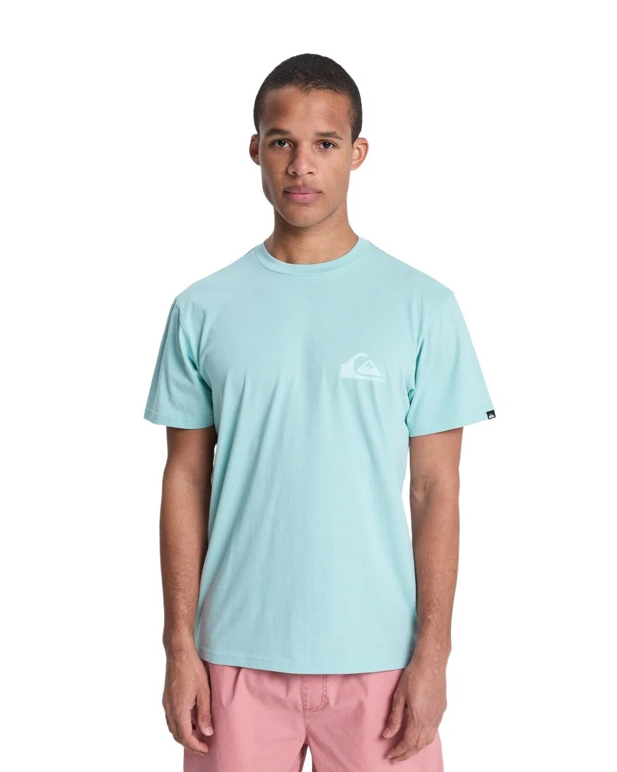 Quiksilver Erkek T-Shirt EQYZT08181 Blue Haze - Solid