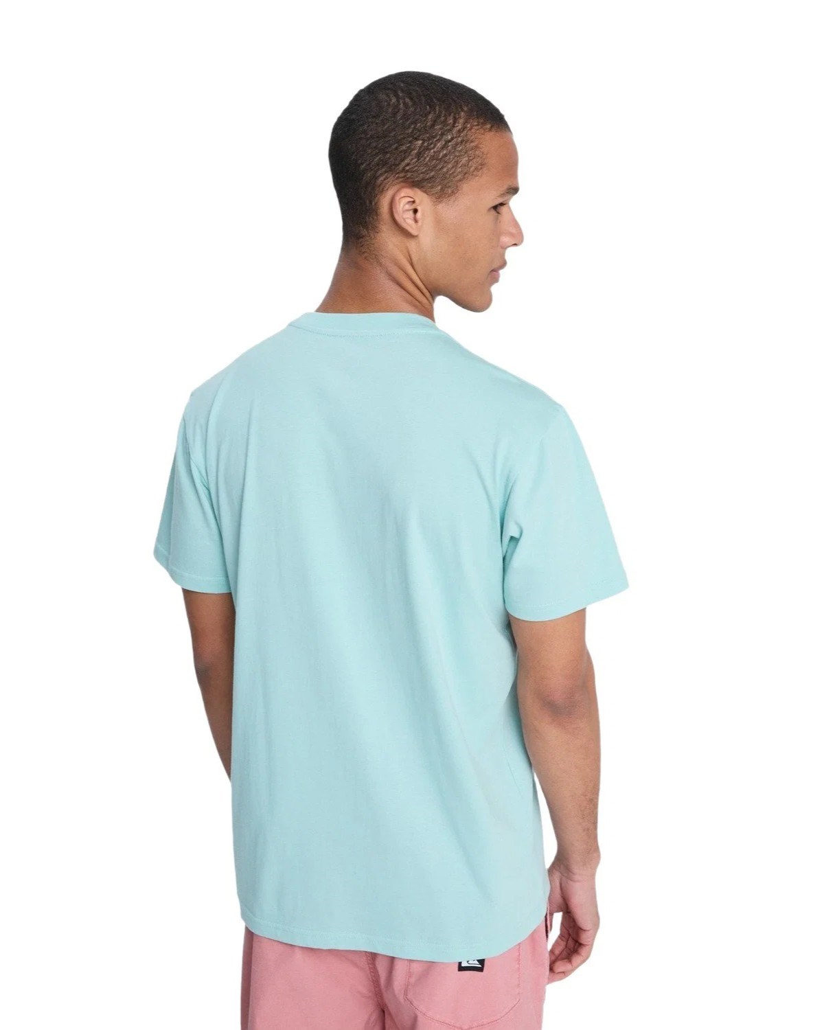 Quiksilver Erkek T-Shirt EQYZT08181 Blue Haze - Solid