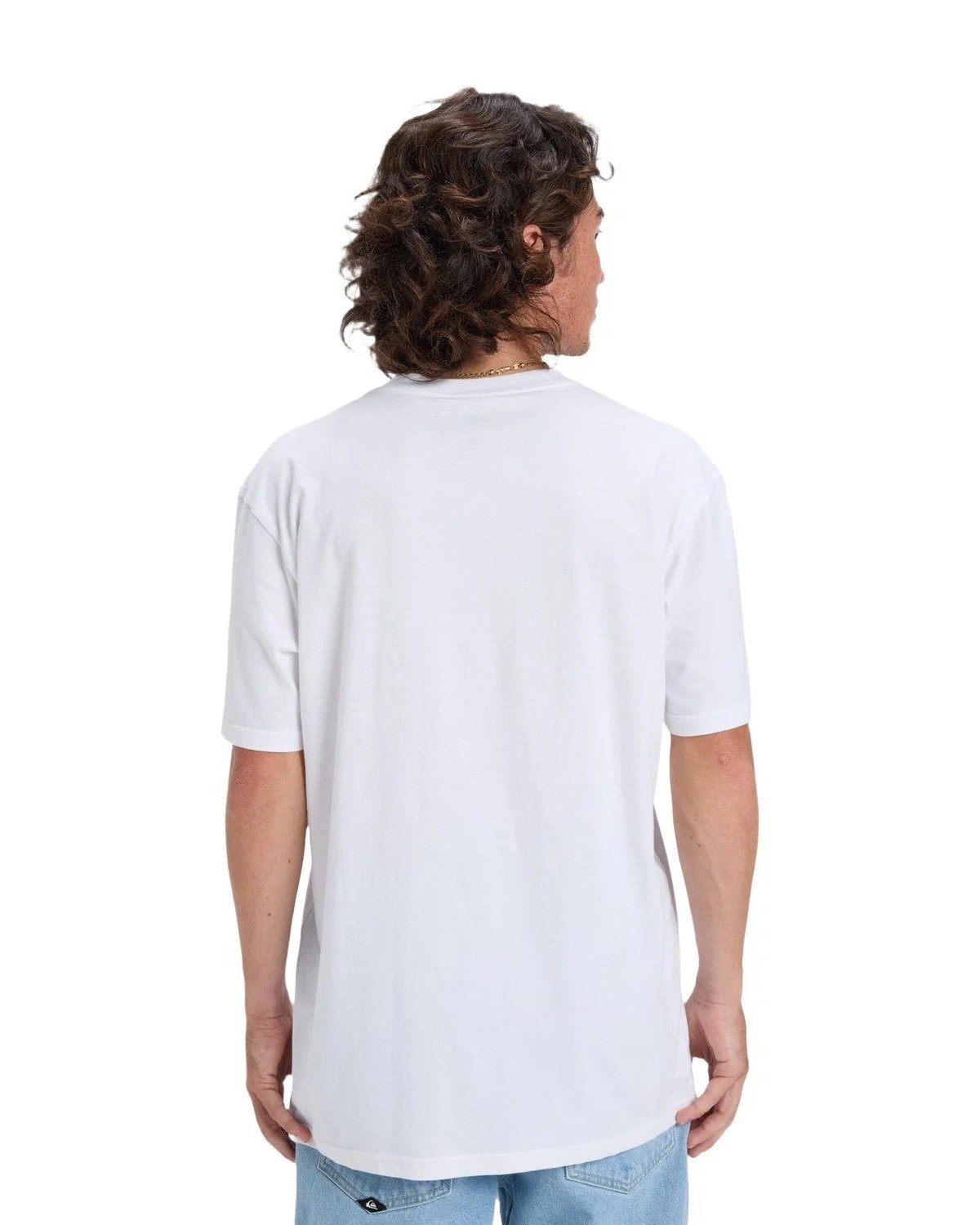 Quiksilver Erkek T-Shirt EQYZT08181 Bright White - Solid