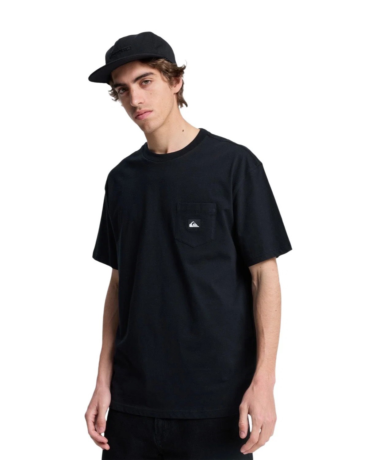 Quiksilver Erkek T-Shirt EQYZT08205 Anthracite - Solid