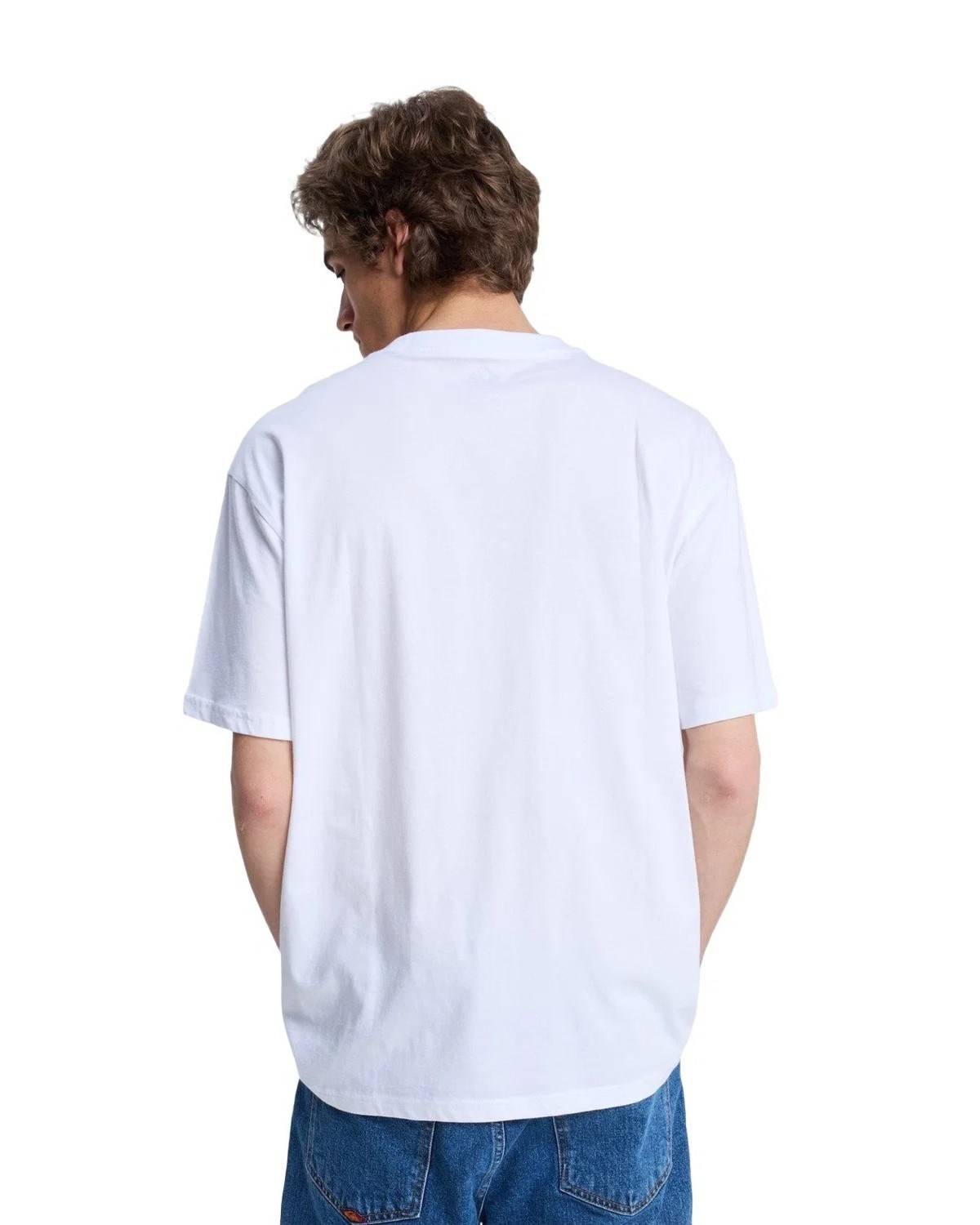 Quiksilver Erkek T-Shirt EQYZT08205 Bright White - Solid