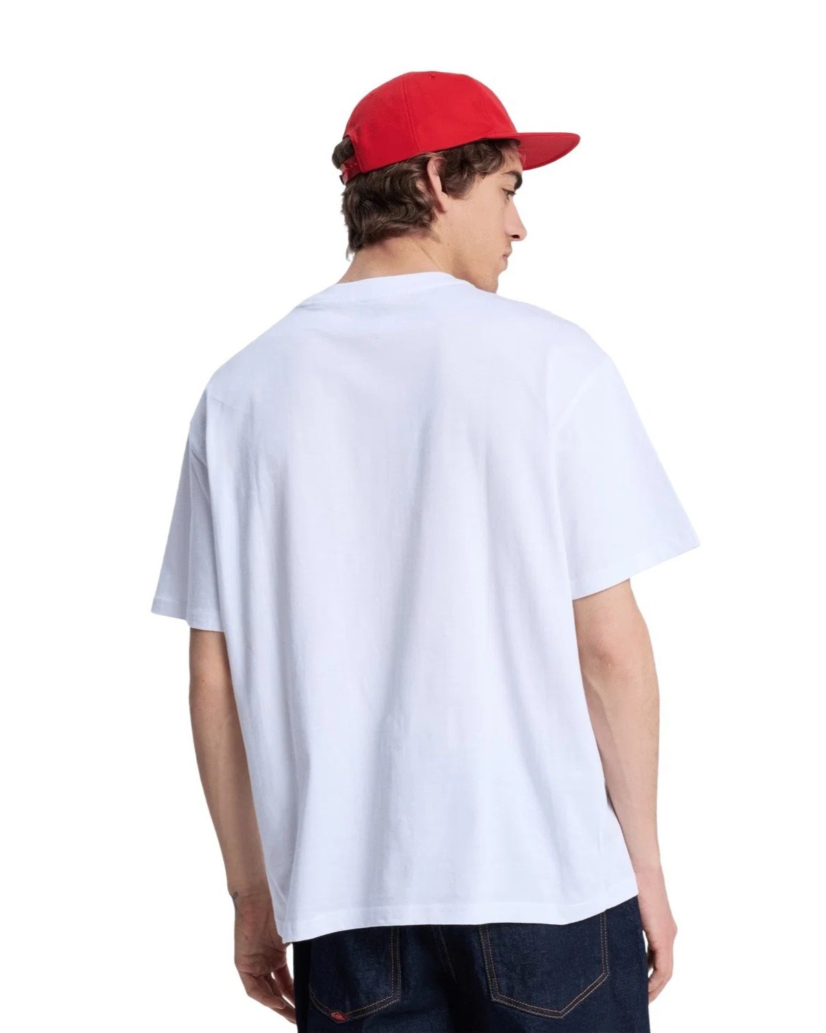Quiksilver Erkek T-Shirt EQYZT08207 Bright White - Solid