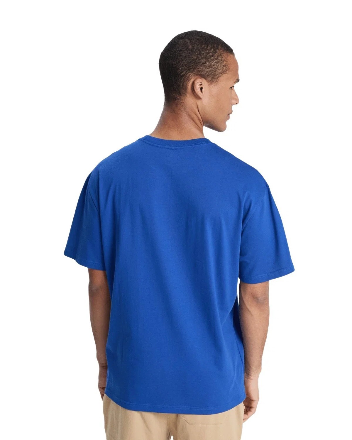 Quiksilver Erkek T-Shirt EQYZT08207 Monaco Blue - Solid