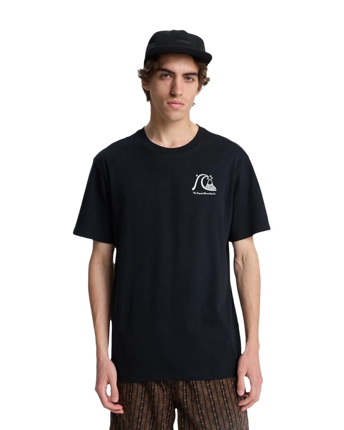 Quiksilver Erkek T-Shirt EQYZT08263 Anthracite - Solid