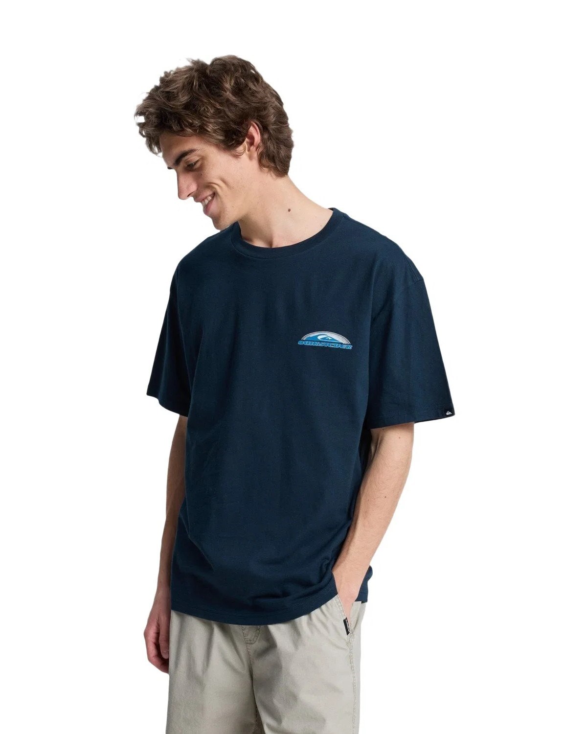 Quiksilver Erkek T-Shirt EQYZT08291 Total Eclipse - Solid