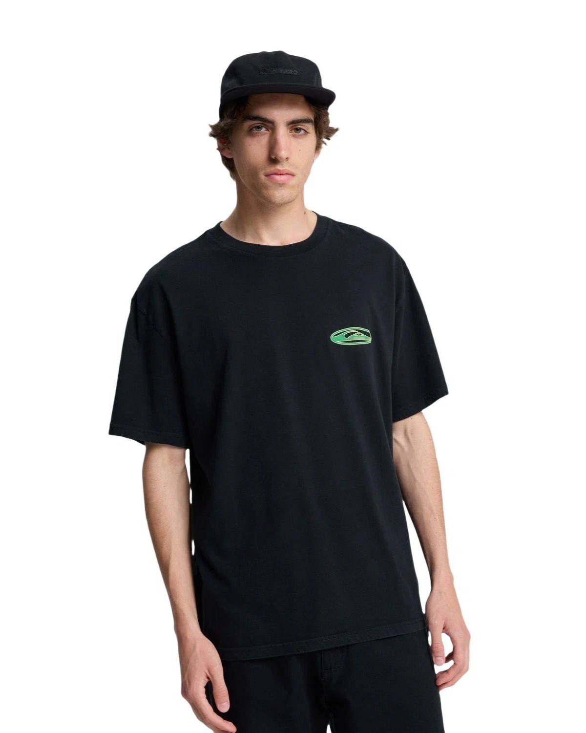 Quiksilver Erkek T-Shirt EQYZT08295 Anthracite - Solid