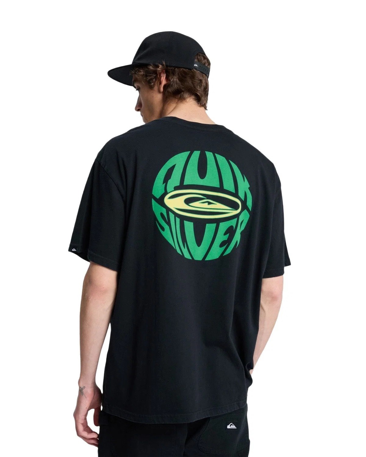 Quiksilver Erkek T-Shirt EQYZT08295 Anthracite - Solid