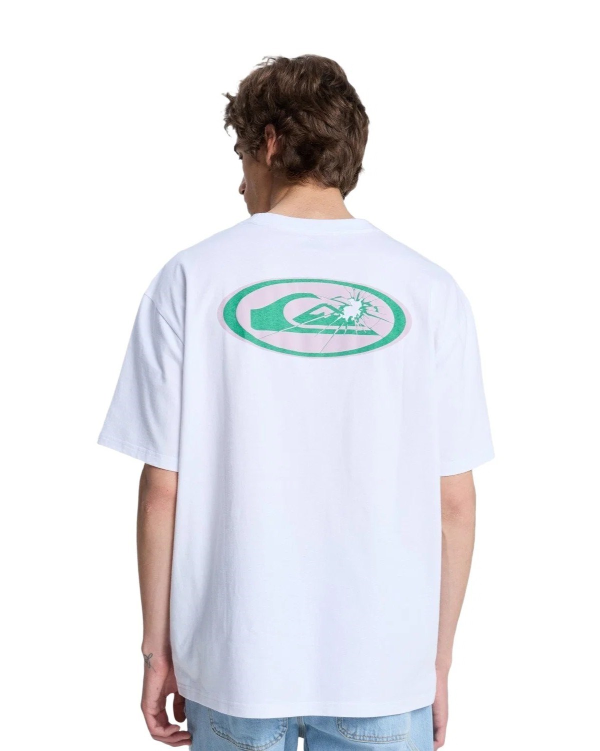 Quiksilver Erkek T-Shirt EQYZT08299 Bright White - Solid