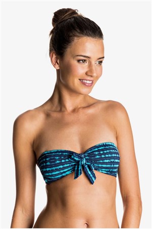 Roxy Kadın Bikini Üst ERJX303392 Olmeque Strıpe Combo Blue Dept
