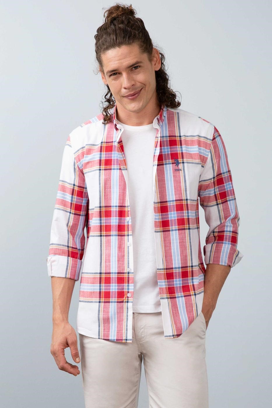 US Polo Assn Erkek Gömlek G081GL004-749828 Kırmızı