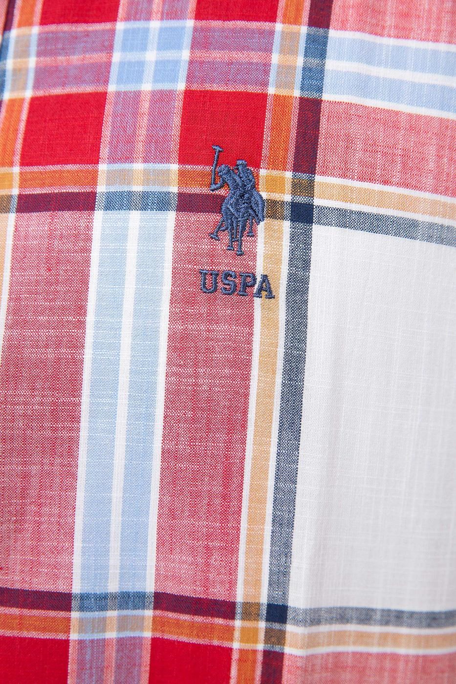 US Polo Assn Erkek Gömlek G081GL004-749828 Kırmızı
