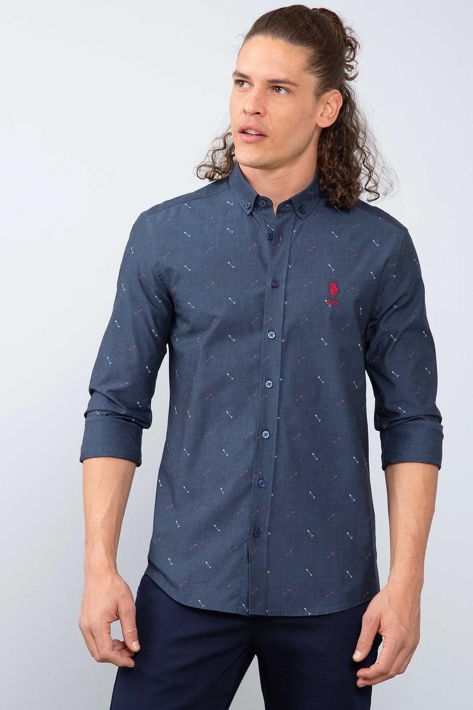 US Polo Assn Erkek Gömlek G081GL004-751946 Lacivert