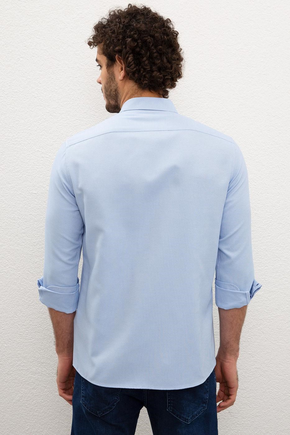 US Polo Assn Erkek Gömlek G081GL004-774648 Açık Mavi