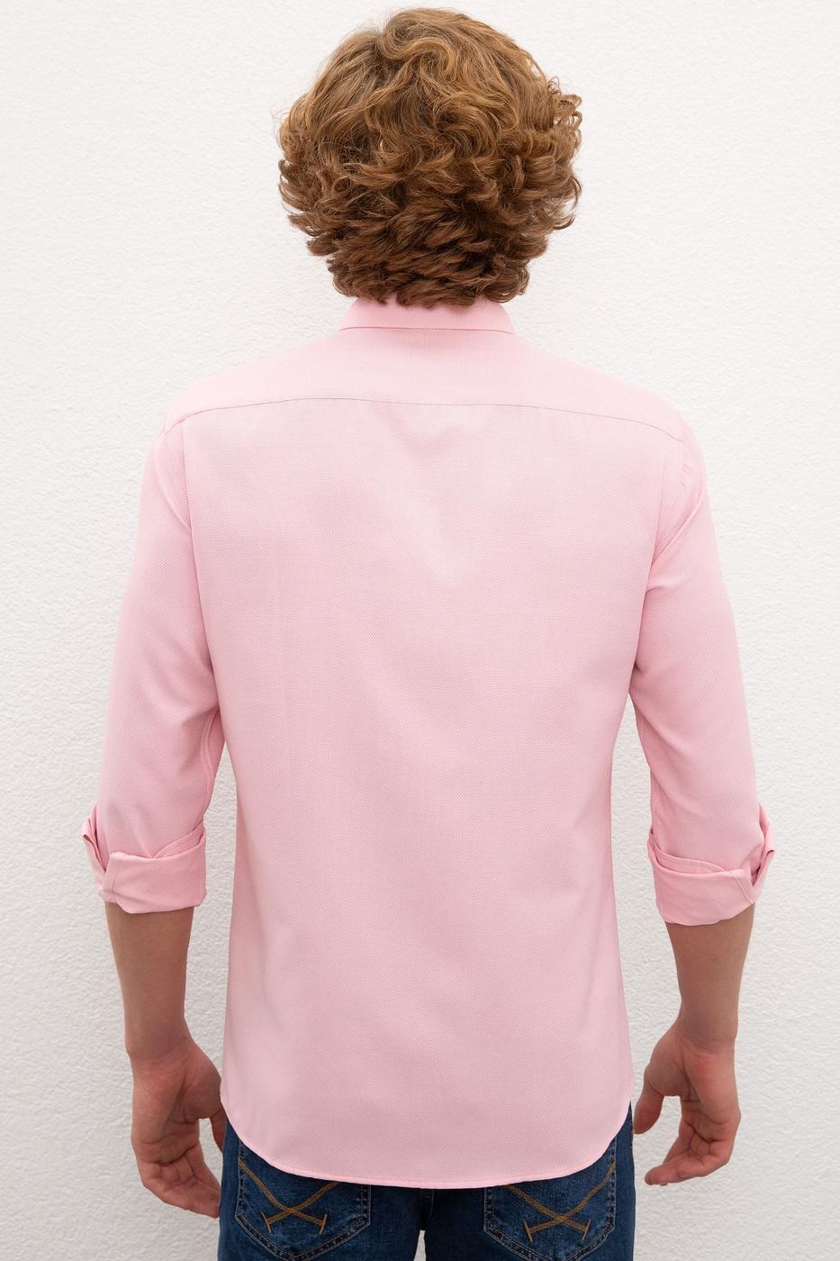 US Polo Assn Erkek Gömlek G081GL004-774648 Pembe