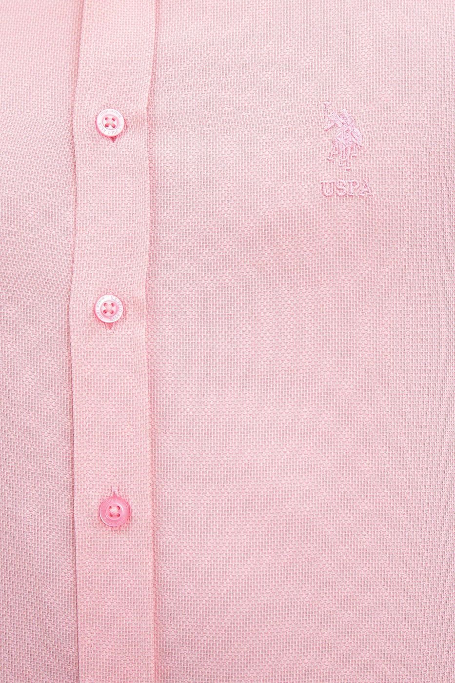 US Polo Assn Erkek Gömlek G081GL004-774648 Pembe