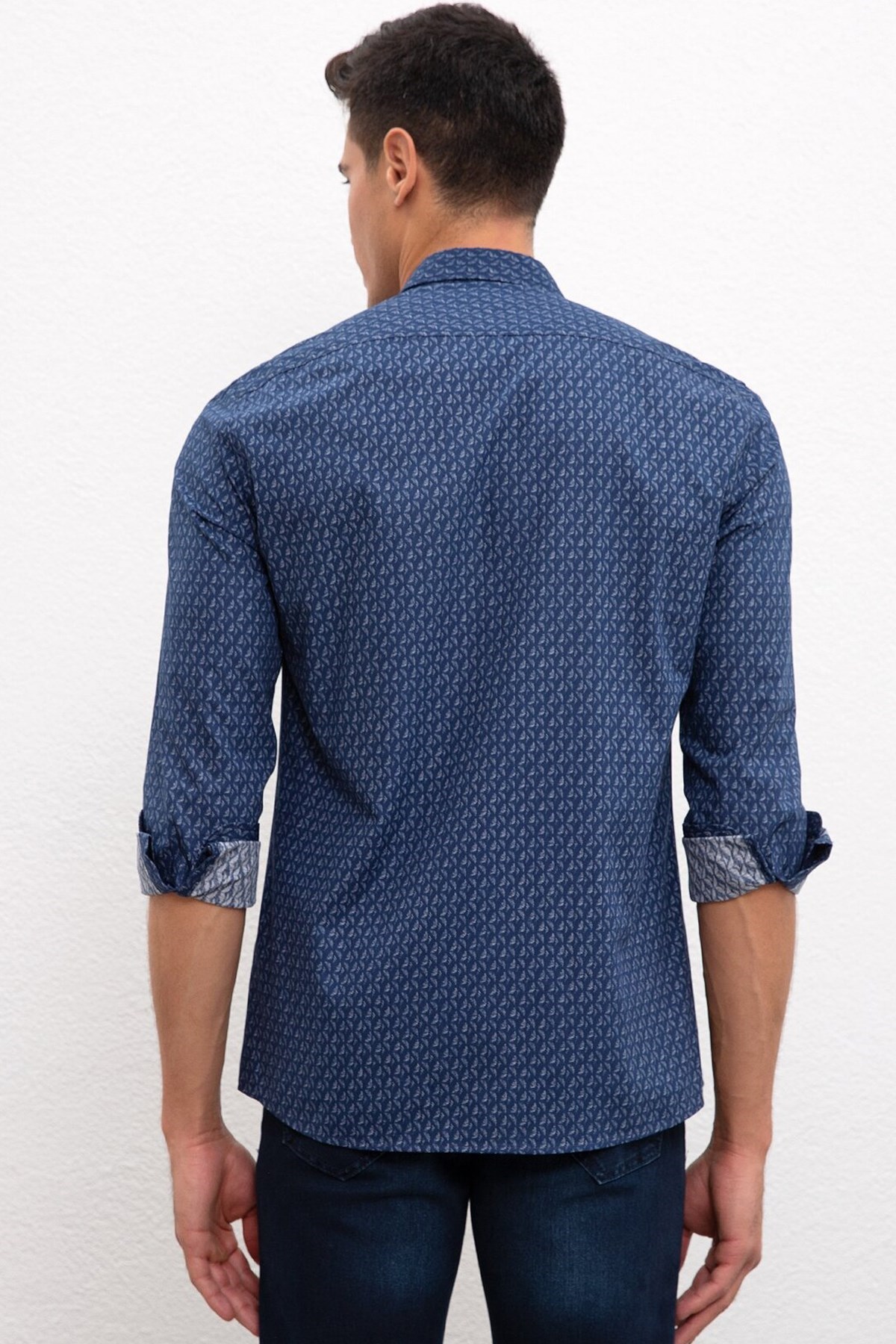 US Polo Assn Erkek Gömlek G081GL004-851870 Lacivert