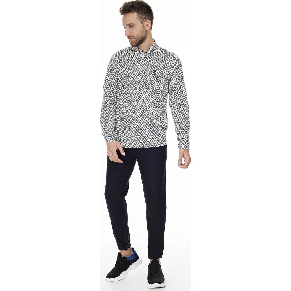 US Polo Assn Erkek Gömlek G081GL004-852450 Bej