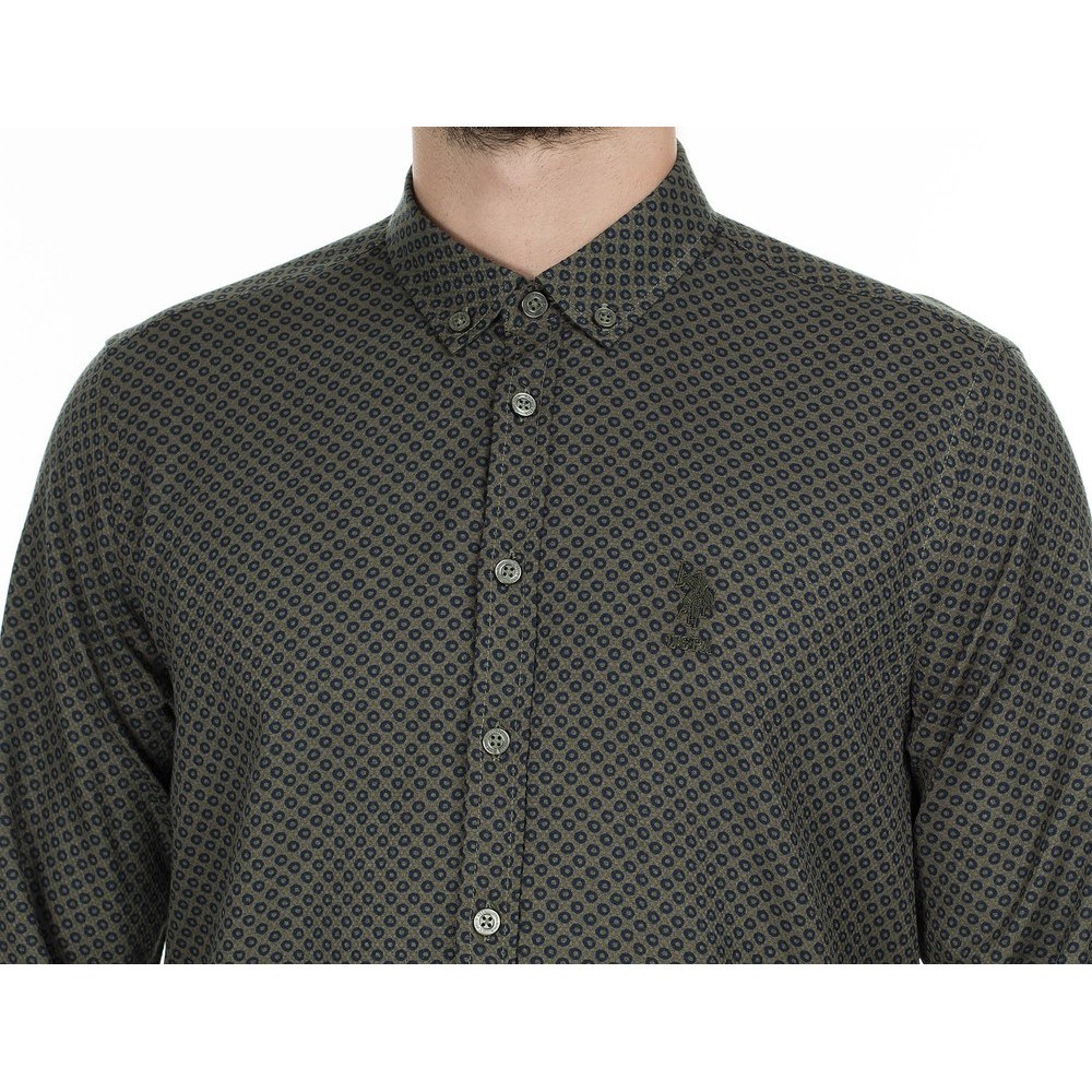 US Polo Assn Erkek Gömlek G081GL004-852450 Koyuhaki
