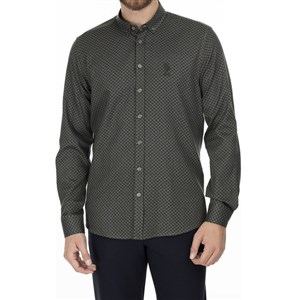 US Polo Assn Erkek Gömlek G081GL004-852450 Koyuhaki