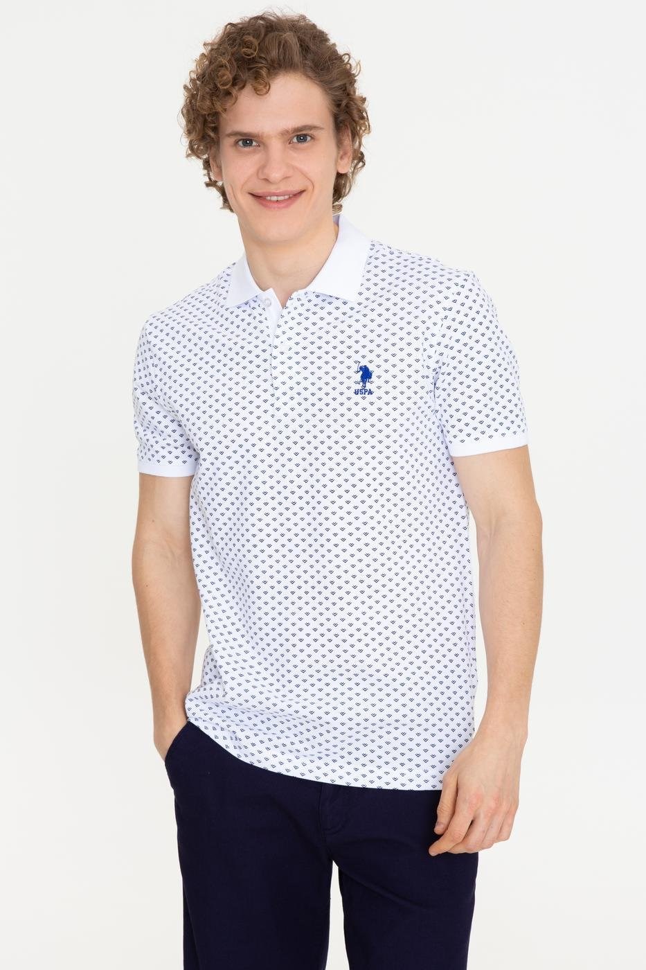 US Polo Assn Erkek T-Shirt G081GL011-1358171 Beyaz
