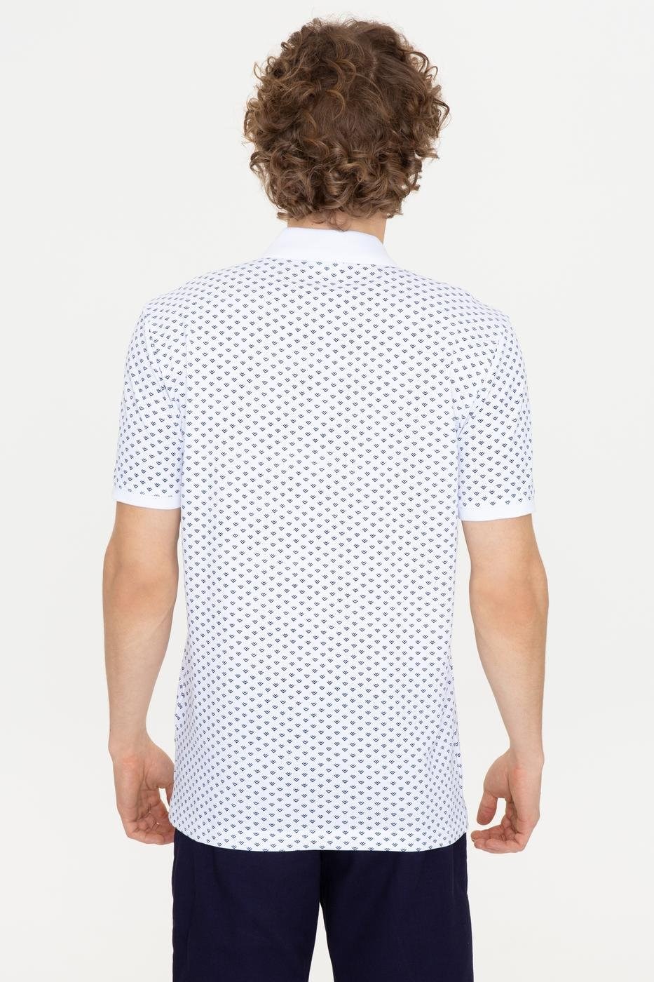 US Polo Assn Erkek T-Shirt G081GL011-1358171 Beyaz