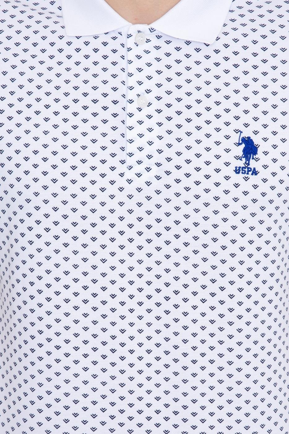 US Polo Assn Erkek T-Shirt G081GL011-1358171 Beyaz