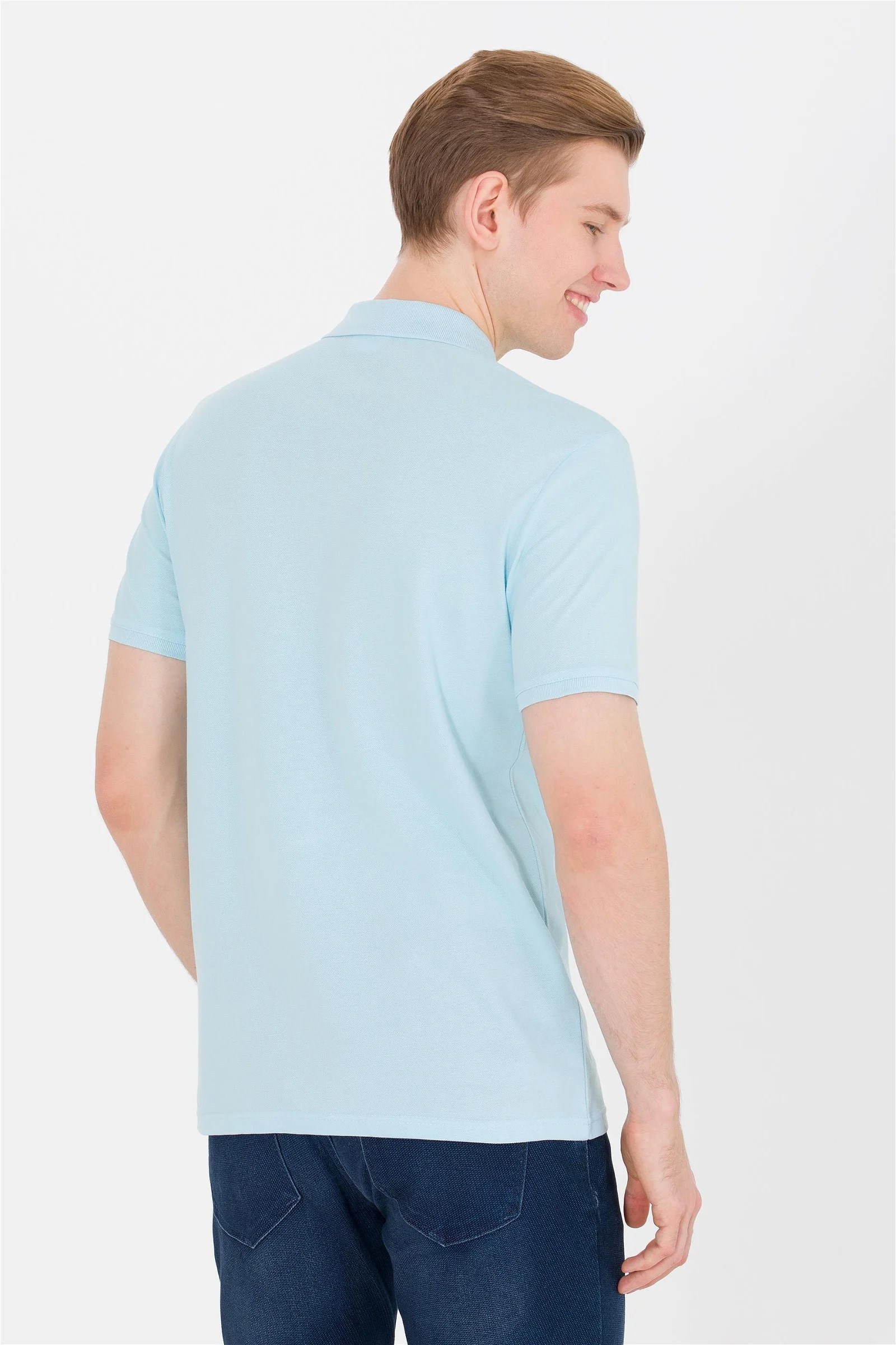 US Polo Assn Erkek T-Shirt G081GL011-1570718 Aqua