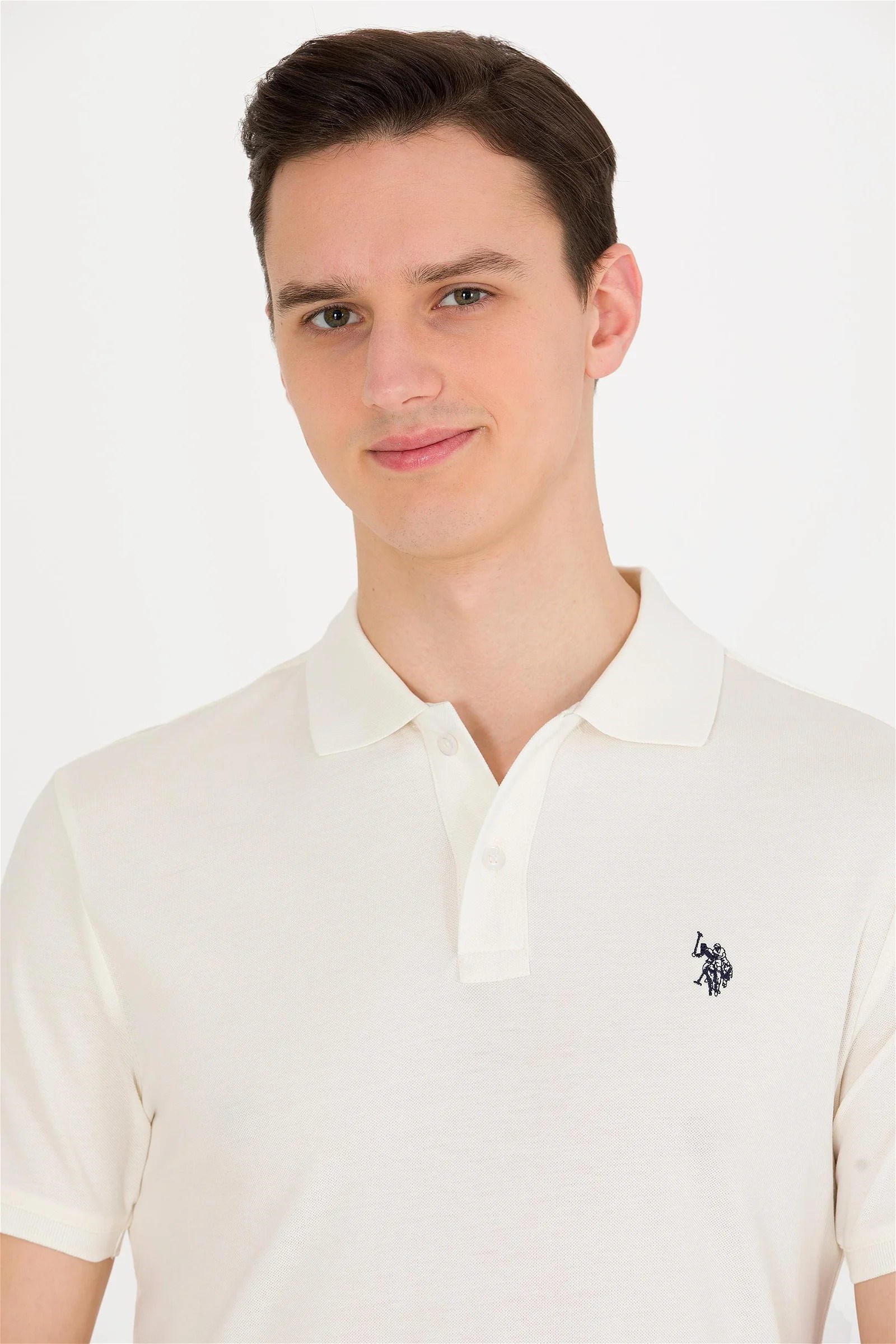US Polo Assn Erkek T-Shirt G081GL011-1570718 Beyaz