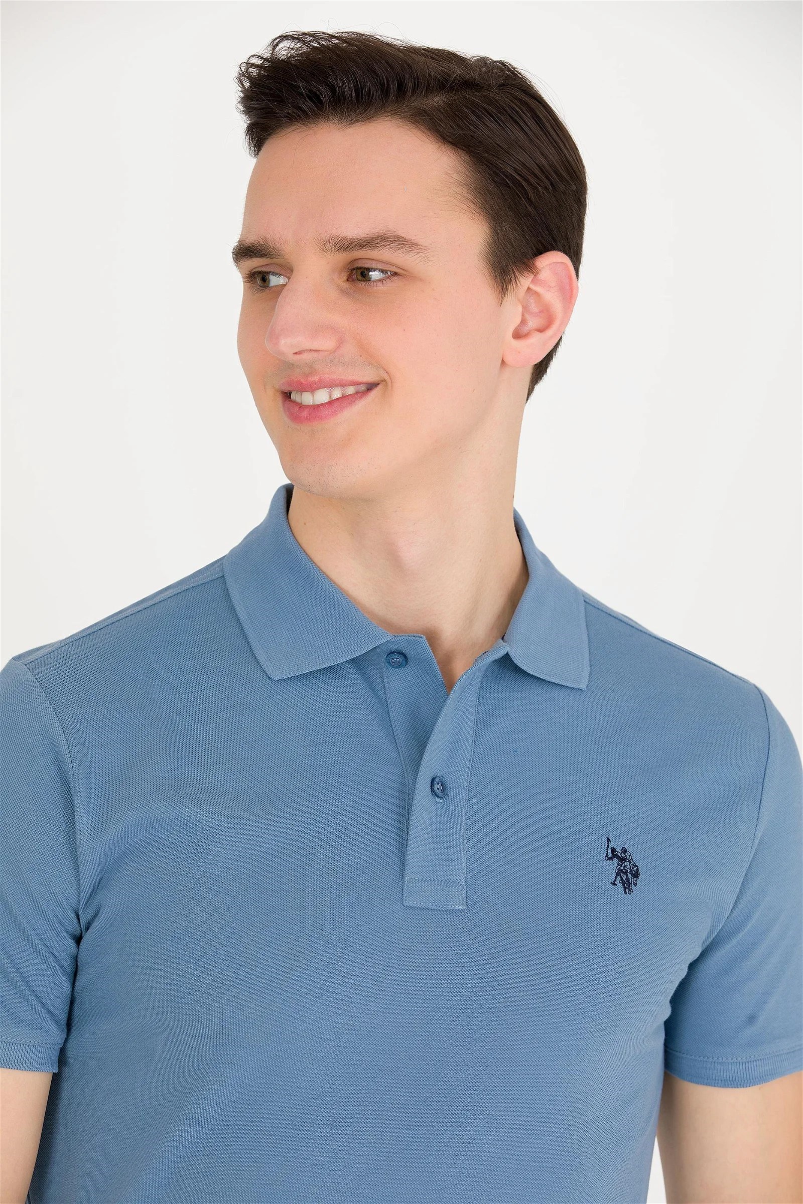 US Polo Assn Erkek T-Shirt G081GL011-1570718 İndigo