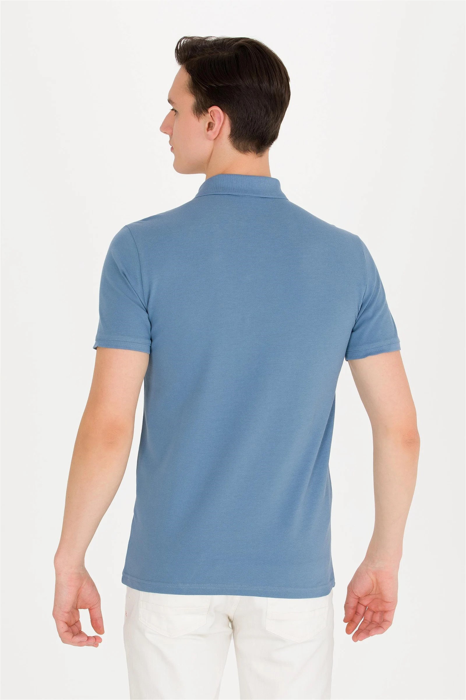 US Polo Assn Erkek T-Shirt G081GL011-1570718 İndigo