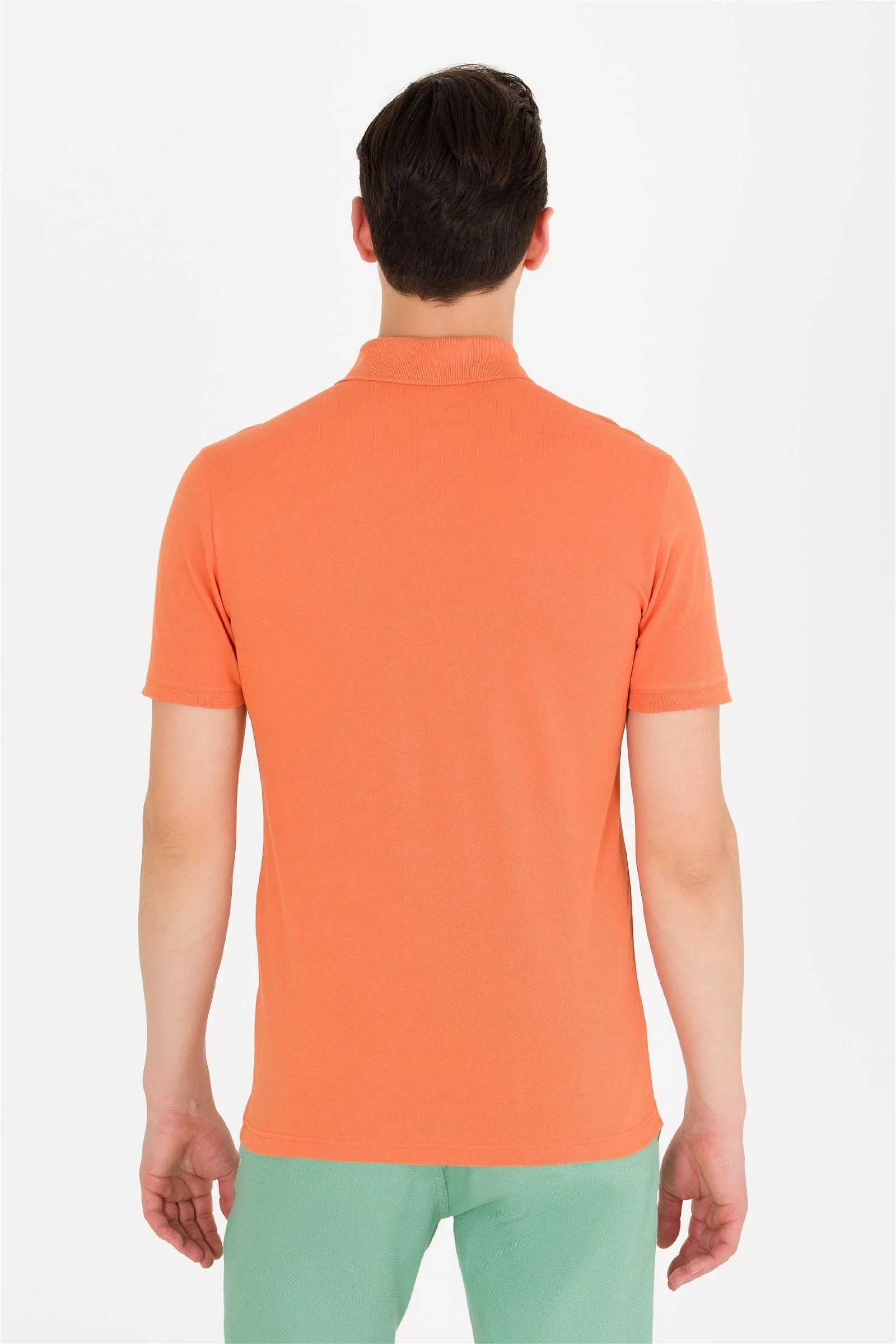 US Polo Assn Erkek T-Shirt G081GL011-1570718 Kiremit