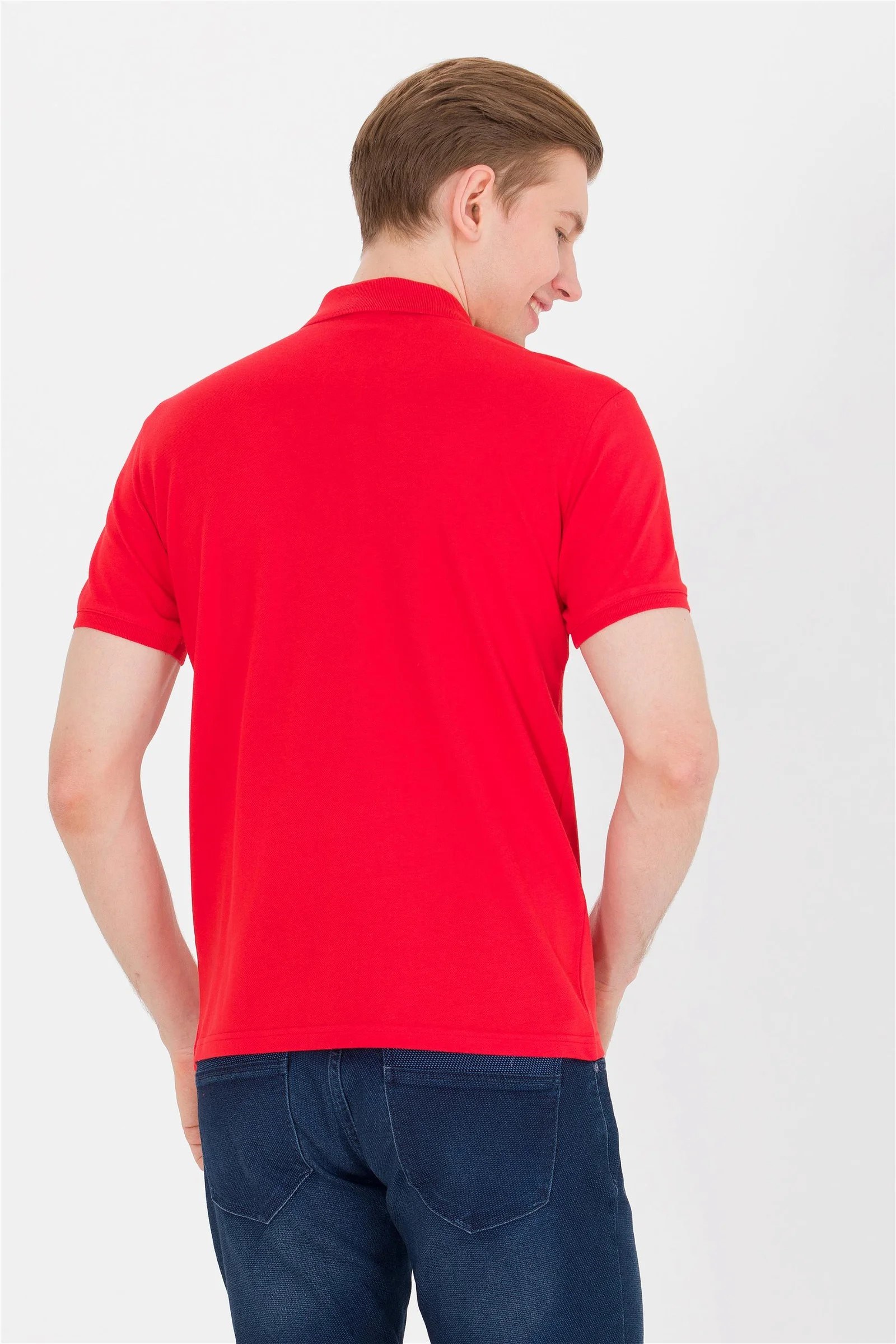 US Polo Assn Erkek T-Shirt G081GL011-1570718 Kırmızı