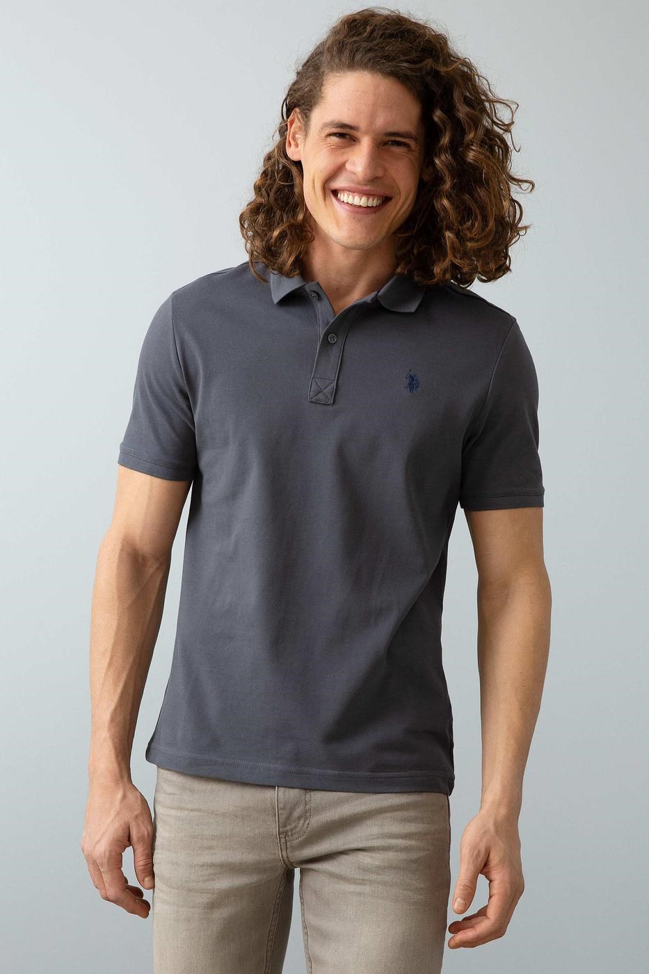 US Polo Assn Erkek T-Shirt G081GL011-739379 Vr006Antrasit