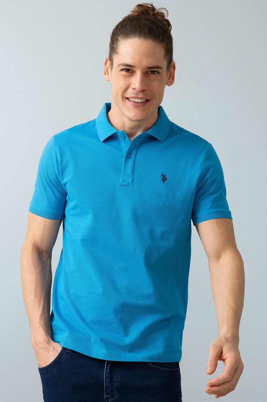 US Polo Assn Erkek T-Shirt G081GL011-739379 Vr028İndigo