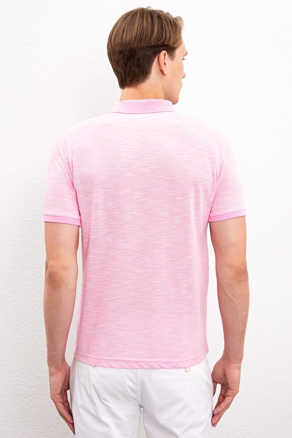 US Polo Assn Erkek T-Shirt G081GL011-748634 Koyu Pembe