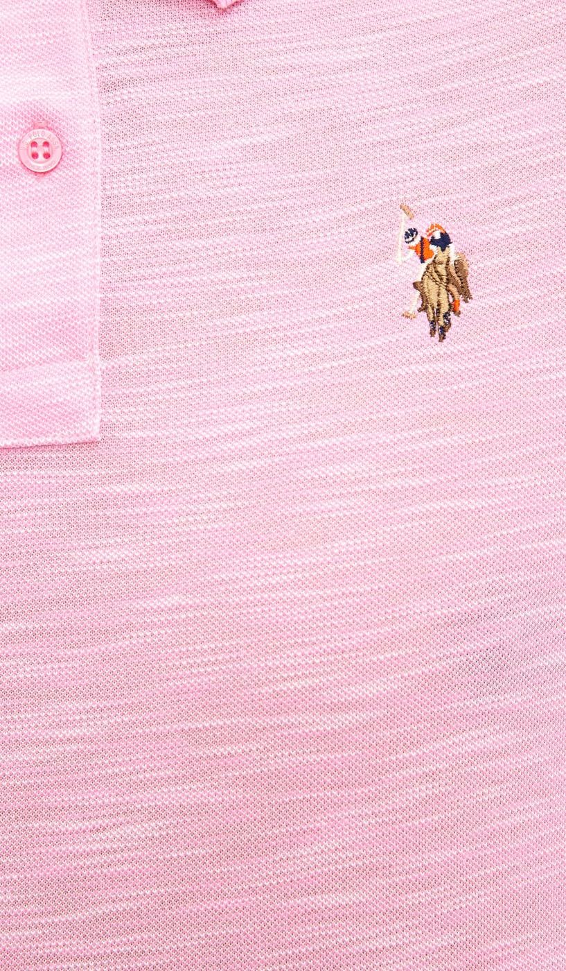 US Polo Assn Erkek T-Shirt G081GL011-748634 Koyu Pembe