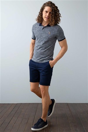 US Polo Assn Erkek T-Shirt G081GL011-748634 Lacivert