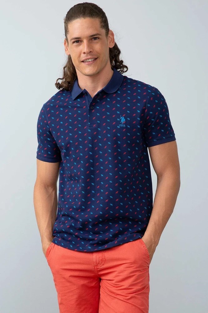 US Polo Assn Erkek T-Shirt G081GL011-748759 Lacivert