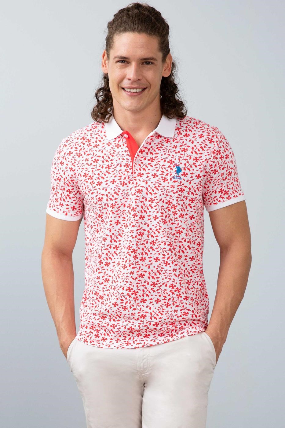 US Polo Assn Erkek T-Shirt G081GL011-748783 Nar Çiçeği