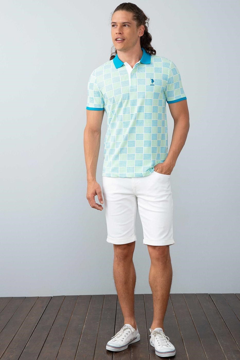 US Polo Assn Erkek T-Shirt G081GL011-748786 Ekru
