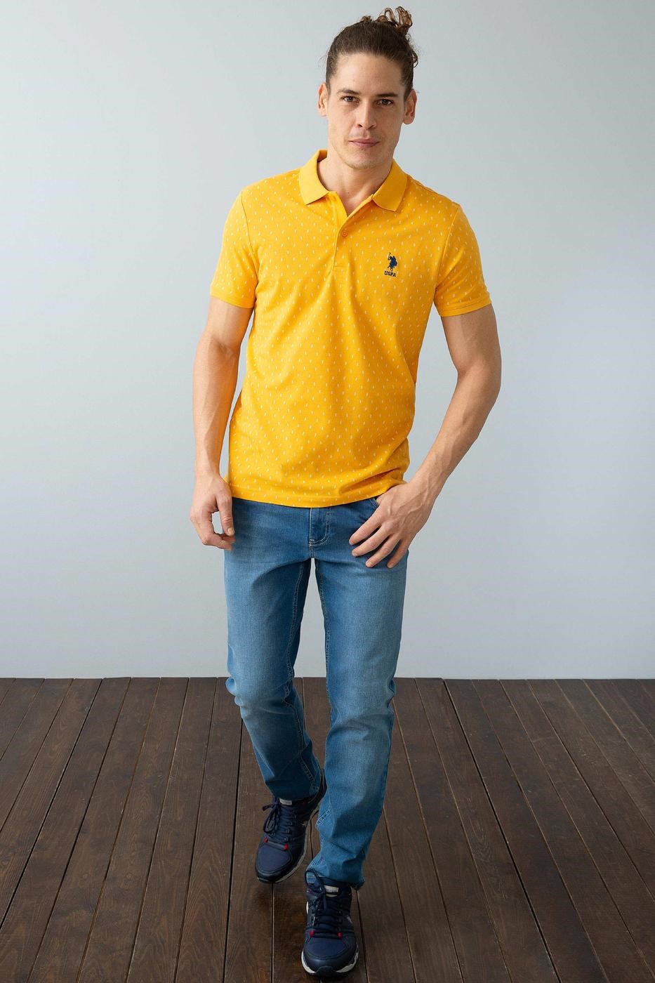 US Polo Assn Erkek T-Shirt G081GL011-748815 Koyusarı