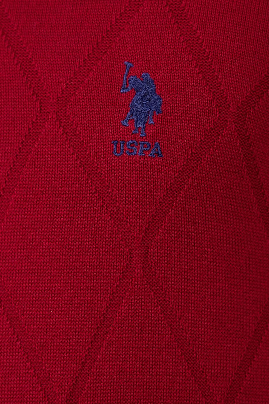 US Polo Assn Erkek Kazak G081GL0TK-809901 Bordo