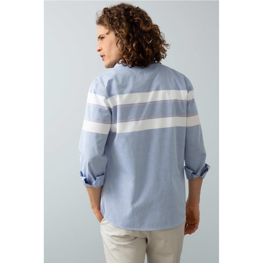 US Polo Assn Erkek Gömlek G081SZ004-738376 Sax