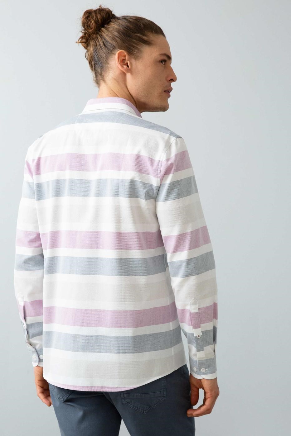 US Polo Assn Erkek Gömlek G081SZ004-738423 Menekşe